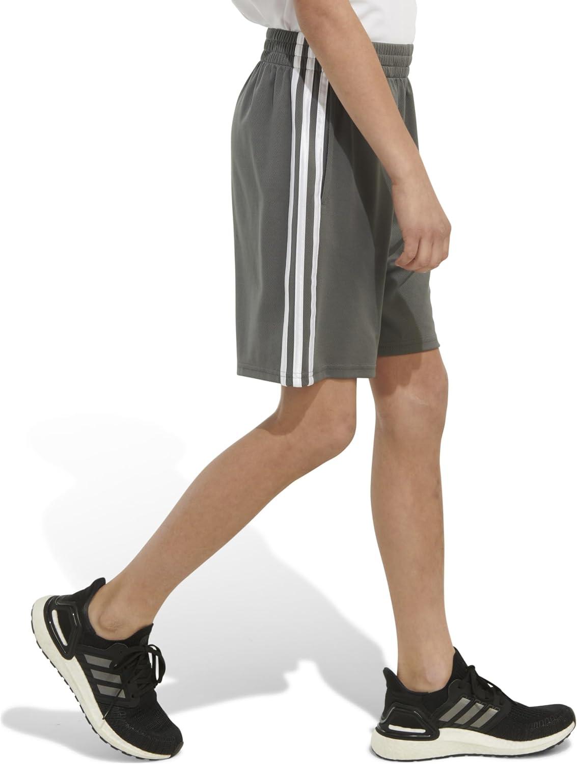 imageadidas Boys Classic 3Stripes ShortsGrey Five Adi