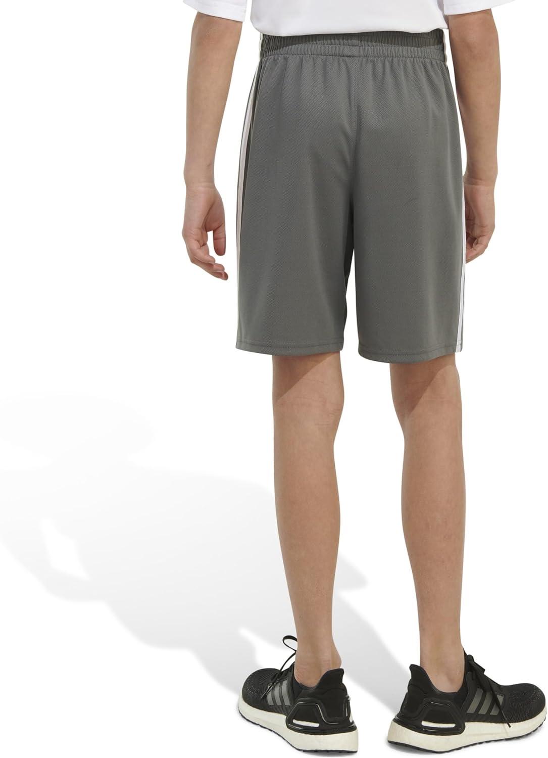 imageadidas Boys Classic 3Stripes ShortsGrey Five Adi