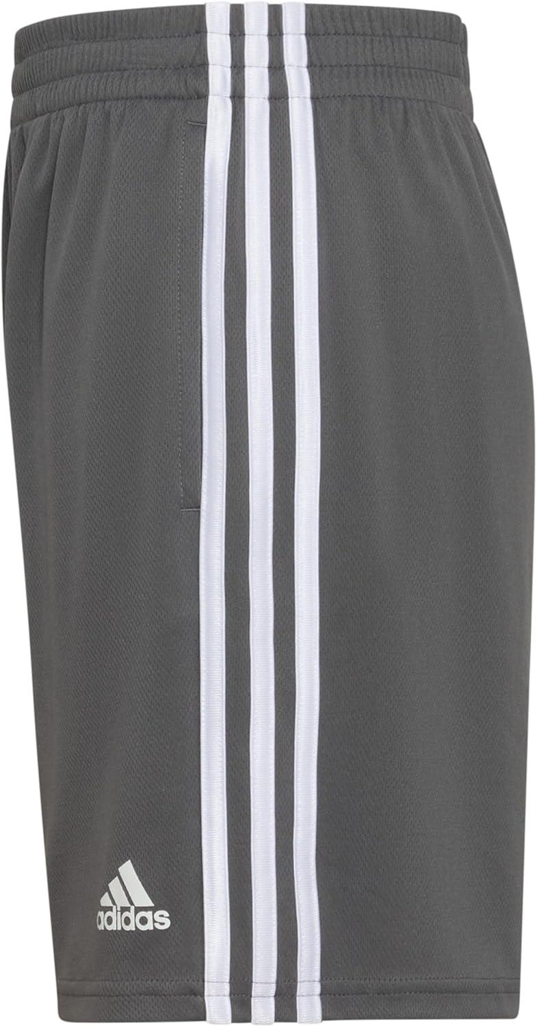 imageadidas Boys Classic 3Stripes ShortsGrey Five Adi