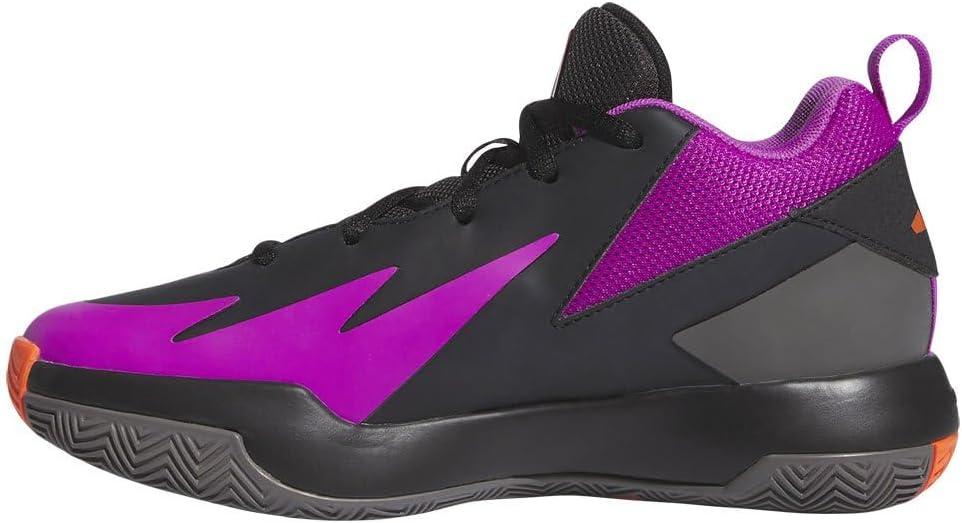 imageadidas Boys Cross Em Up Select ShoesCore BlackPurple BurstImpact Orange Ig6639