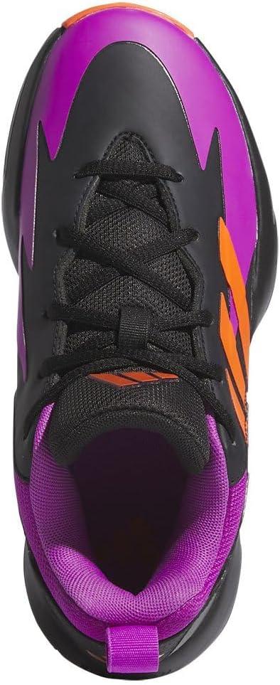 imageadidas Boys Cross Em Up Select ShoesCore BlackPurple BurstImpact Orange Ig6639