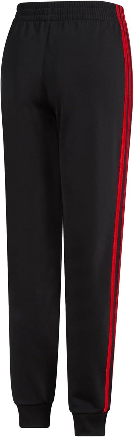 imageadidas Boys Iconic Tricot Jogger Training PantsBlack Red Core