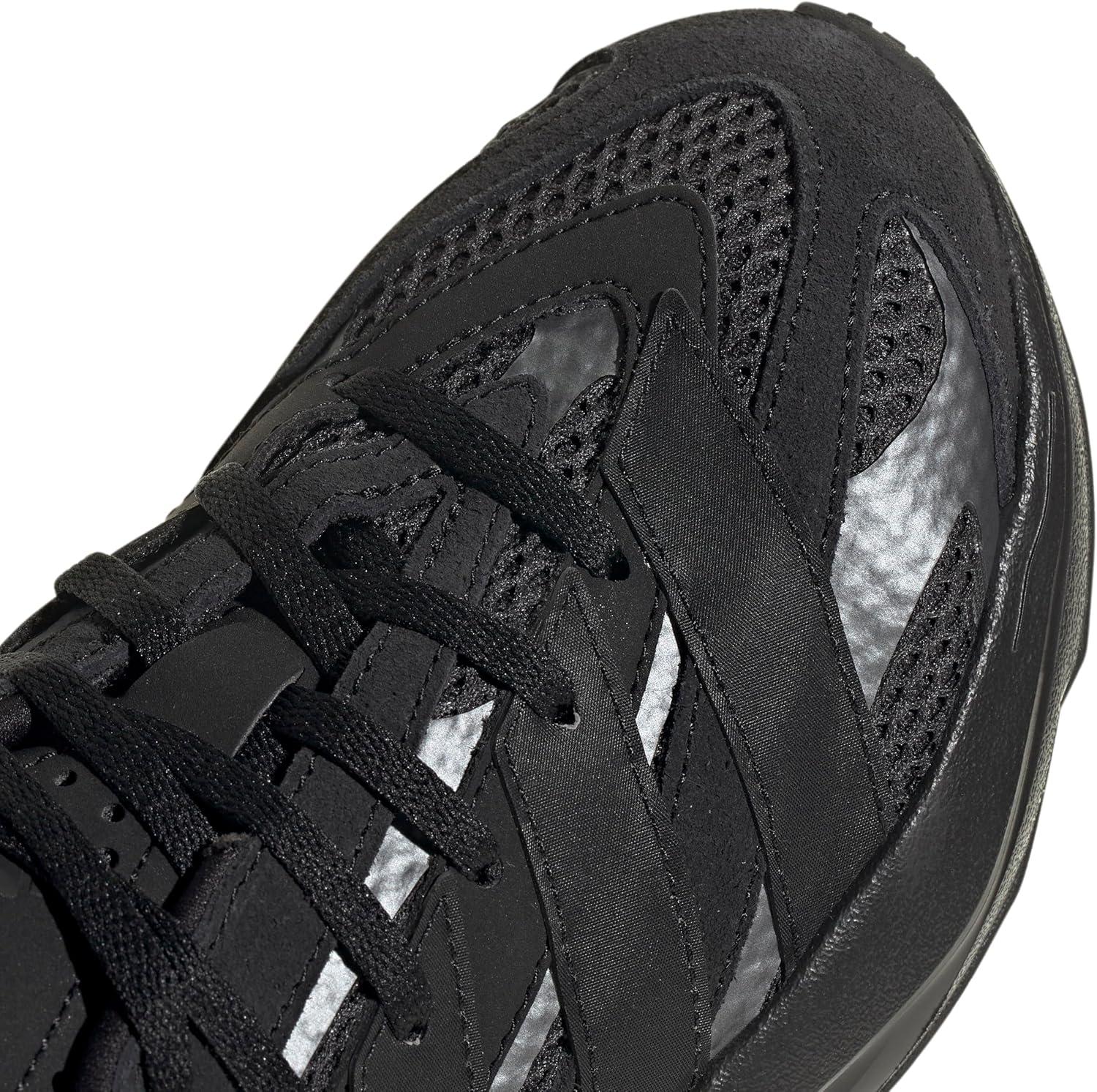 imageadidas Boys Lightblaze Lace Up SneakersBlackBlackIron Metallic