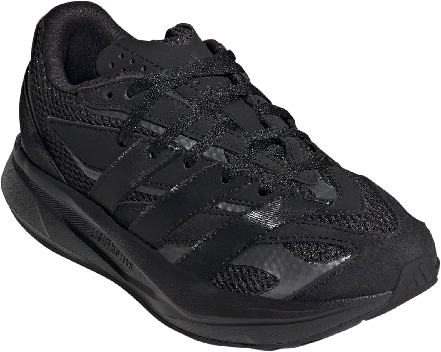 imageadidas Boys Lightblaze Lace Up SneakersBlackBlackIron Metallic
