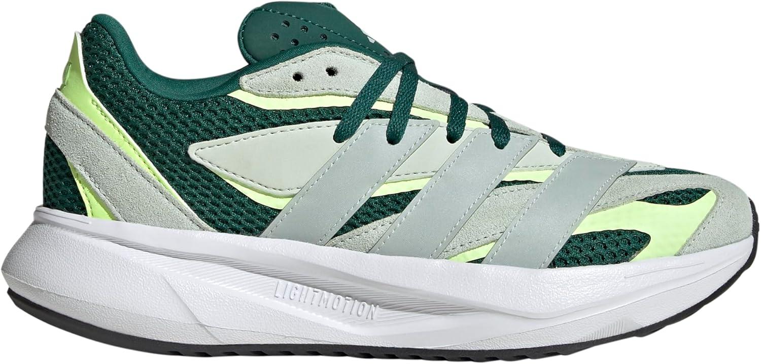 imageadidas Boys Lightblaze Lace Up SneakersCollegiate GreenLinen Green MetLinen Green