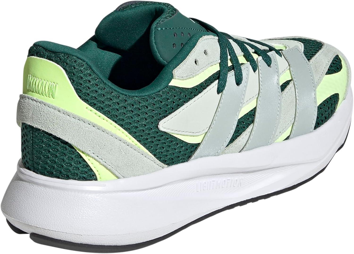 imageadidas Boys Lightblaze Lace Up SneakersCollegiate GreenLinen Green MetLinen Green