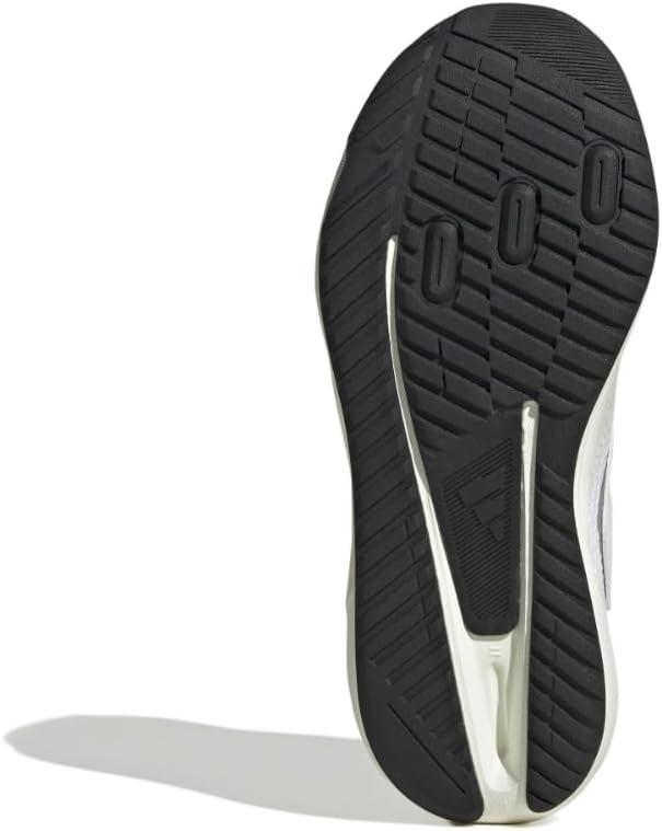 imageadidas Boys Lightblaze Lace Up SneakersCrystal WhiteWhiteSilver Metallic