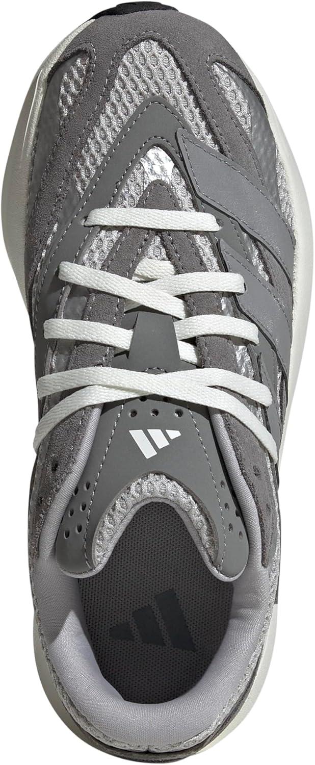 imageadidas Boys Lightblaze Lace Up SneakersGreyGreySilver Metallic