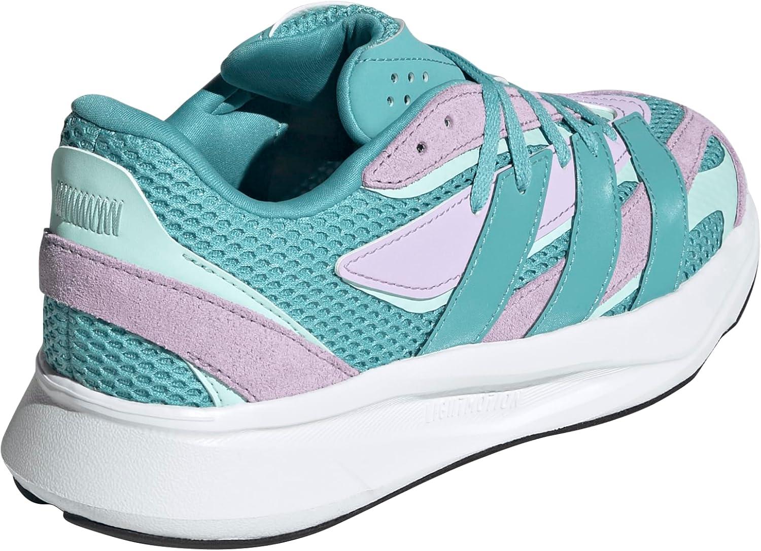 imageadidas Boys Lightblaze Lace Up SneakersMint TonMint TonPowder Plum