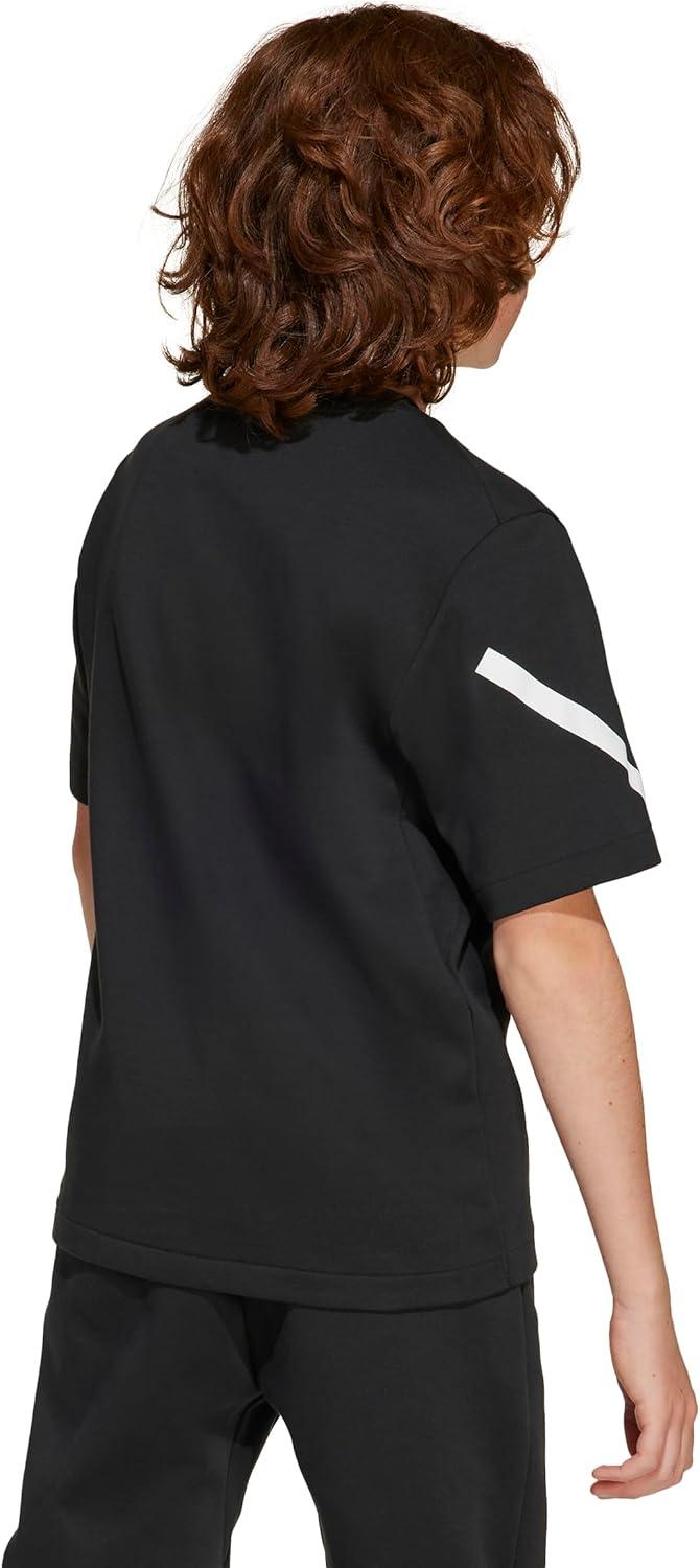 imageadidas Boys Zne TShirtBlackWhite