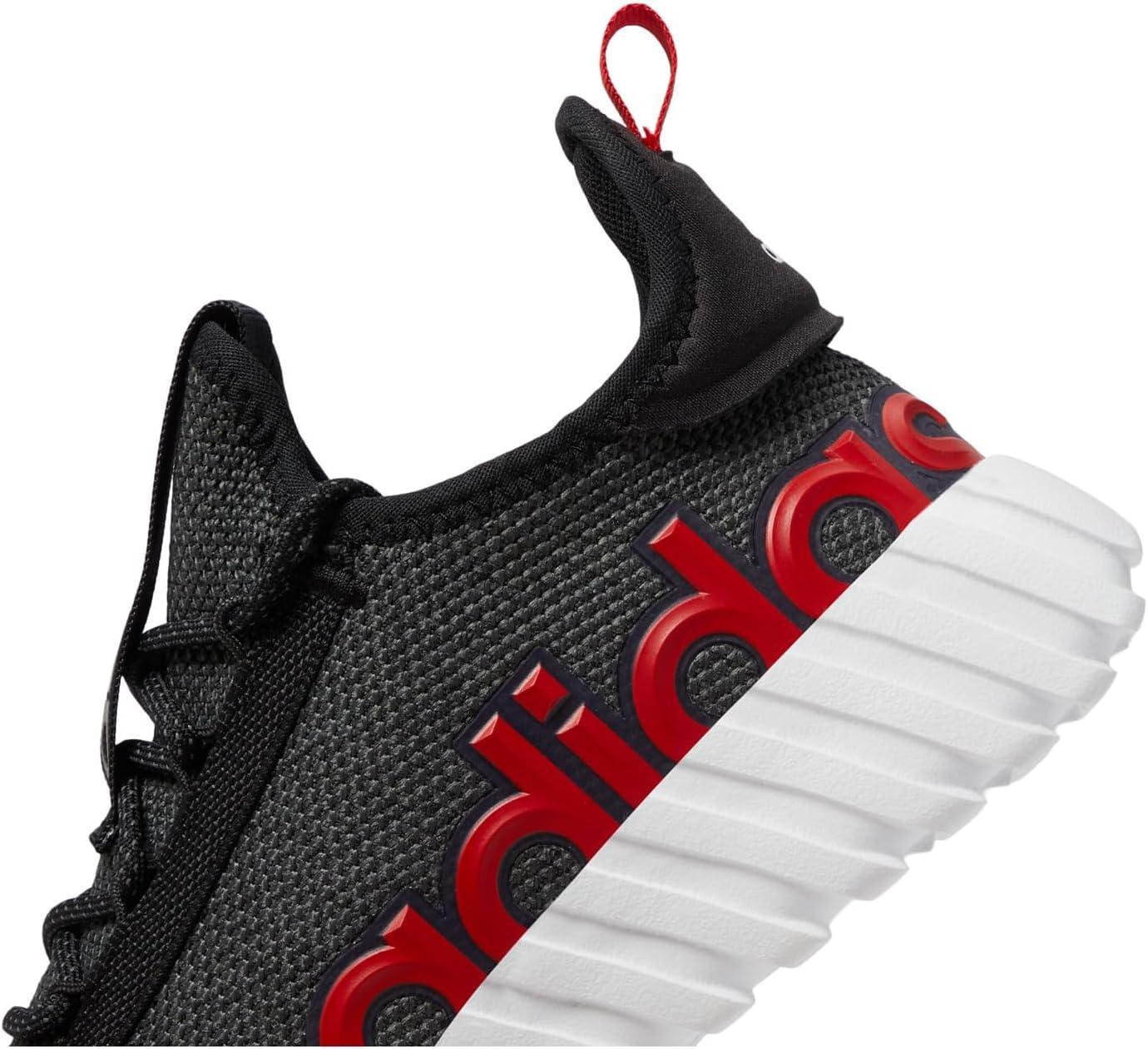 imageadidas Kids Boys Kaptir 30 Lace Up Sneakers Shoes Casual BlackBlackWhiteBlack