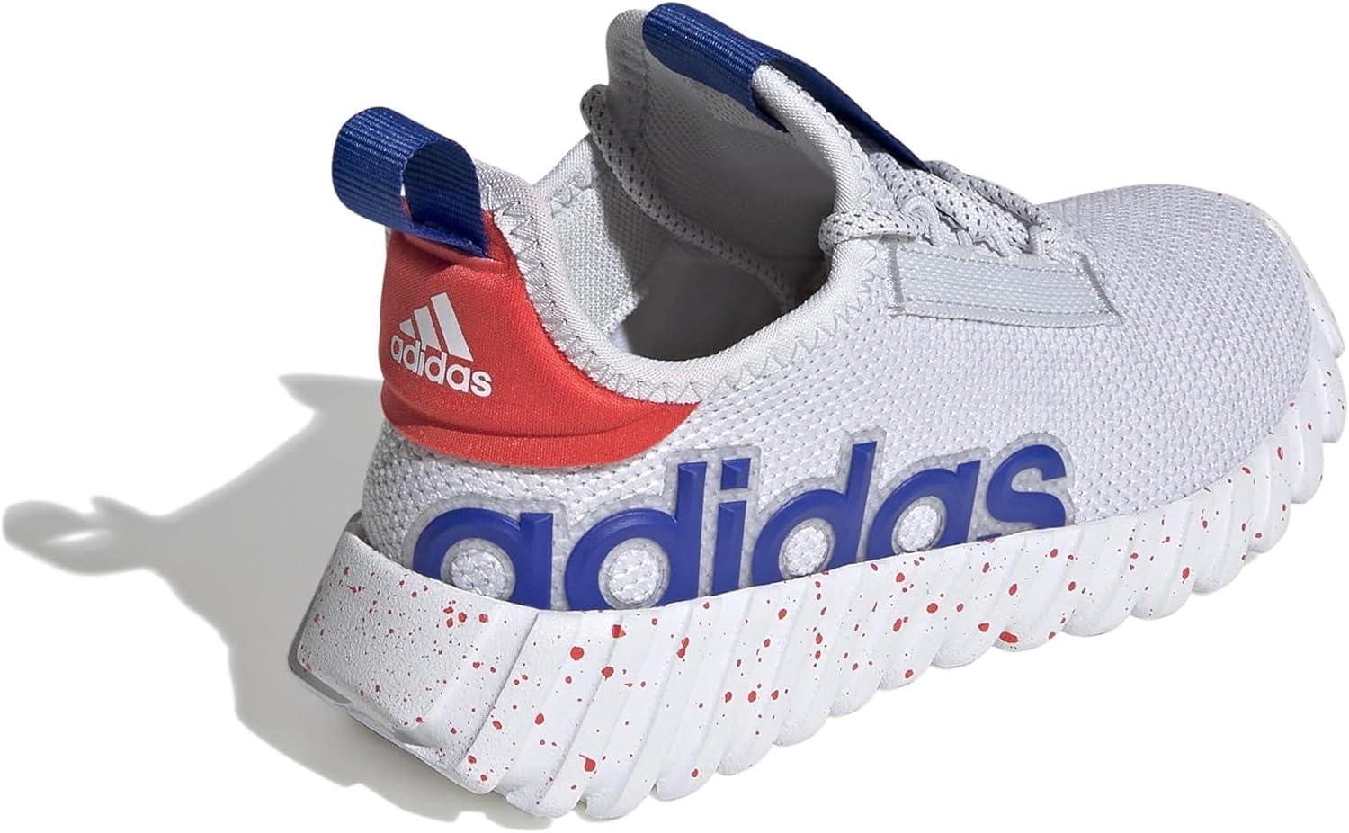 imageadidas Kids Boys Kaptir 30 Lace Up Sneakers Shoes Casual BlackDash GreyTeam Royal BlueBright Red