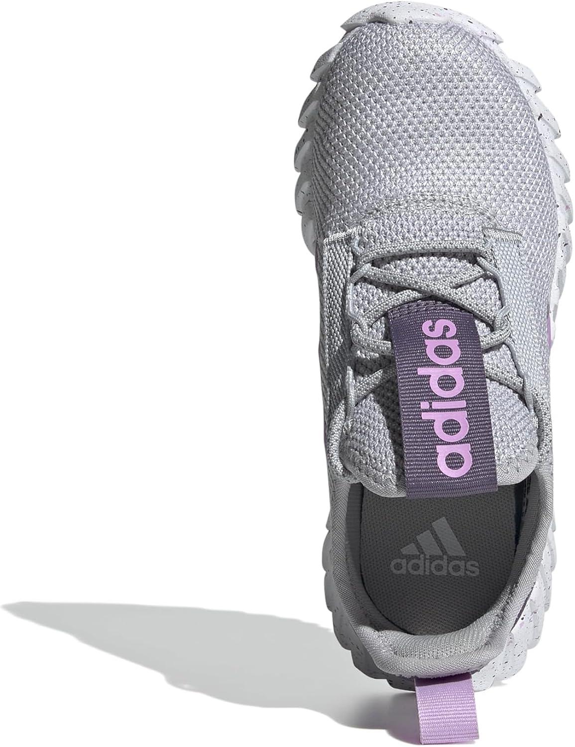 imageadidas Kids Boys Kaptir 30 Lace Up Sneakers Shoes Casual BlackGreyBliss LilacShadow Violet