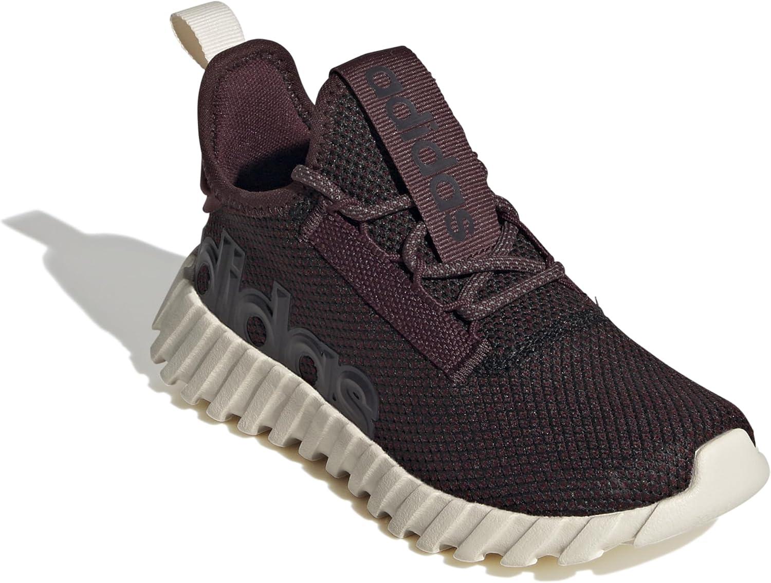 imageadidas Kids Boys Kaptir 30 Lace Up Sneakers Shoes Casual BlackShadow RedAurora RubyBlack