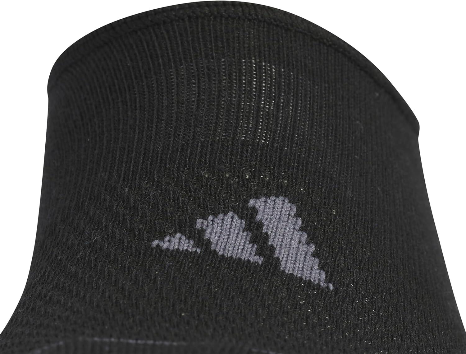 imageadidas Mens All Day Training Super No Show Socks sport performance liner height socks for running 3PairBlackOnix GreyNight Grey