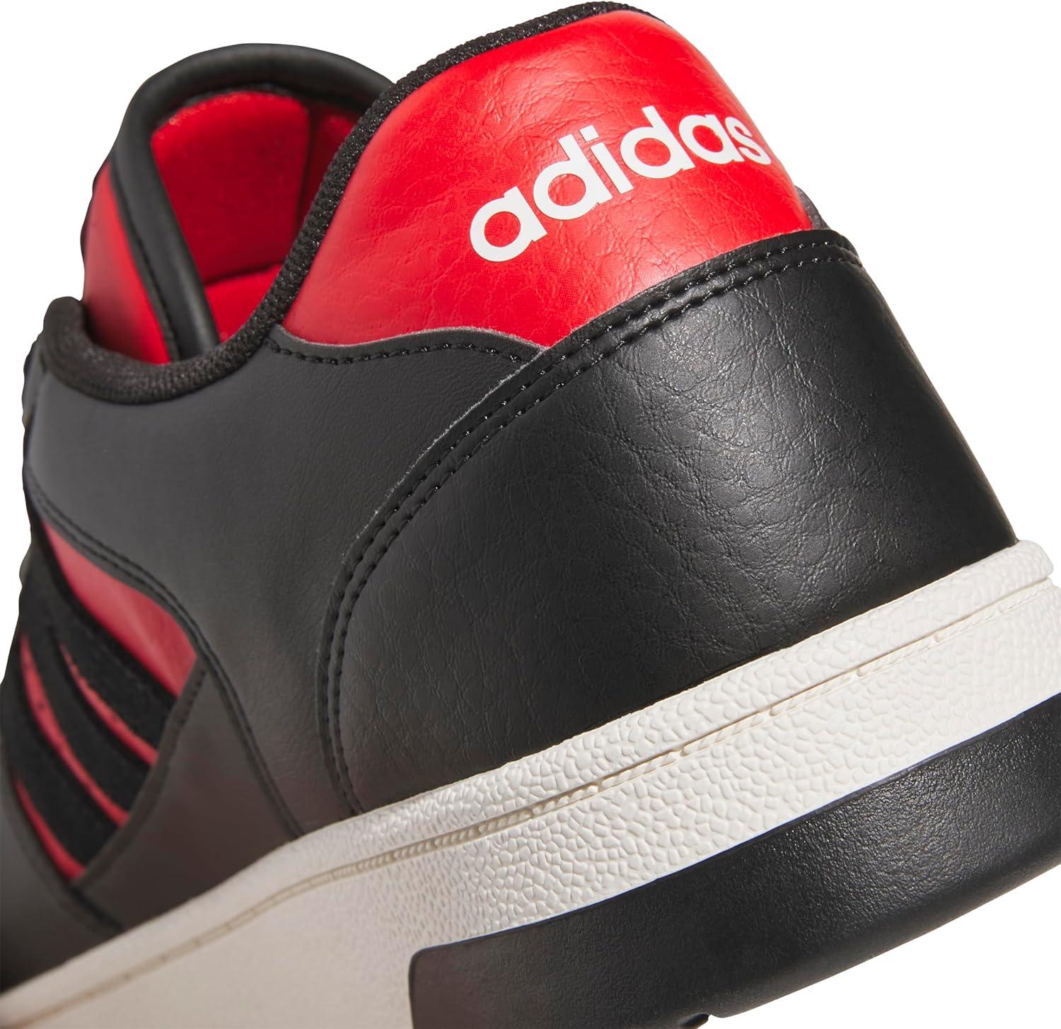 imageadidas Mens Break Start ShoesCollegiate RedBlackWhite