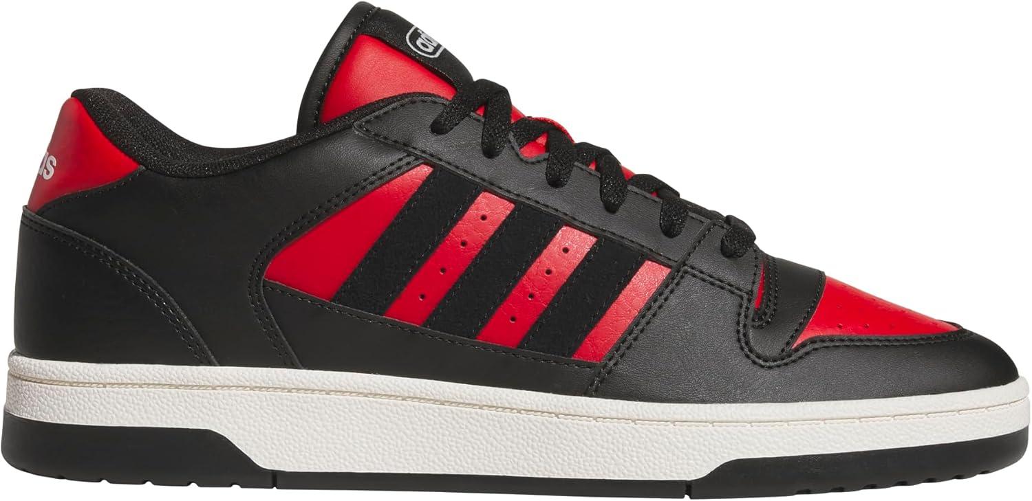 imageadidas Mens Break Start ShoesCollegiate RedBlackWhite