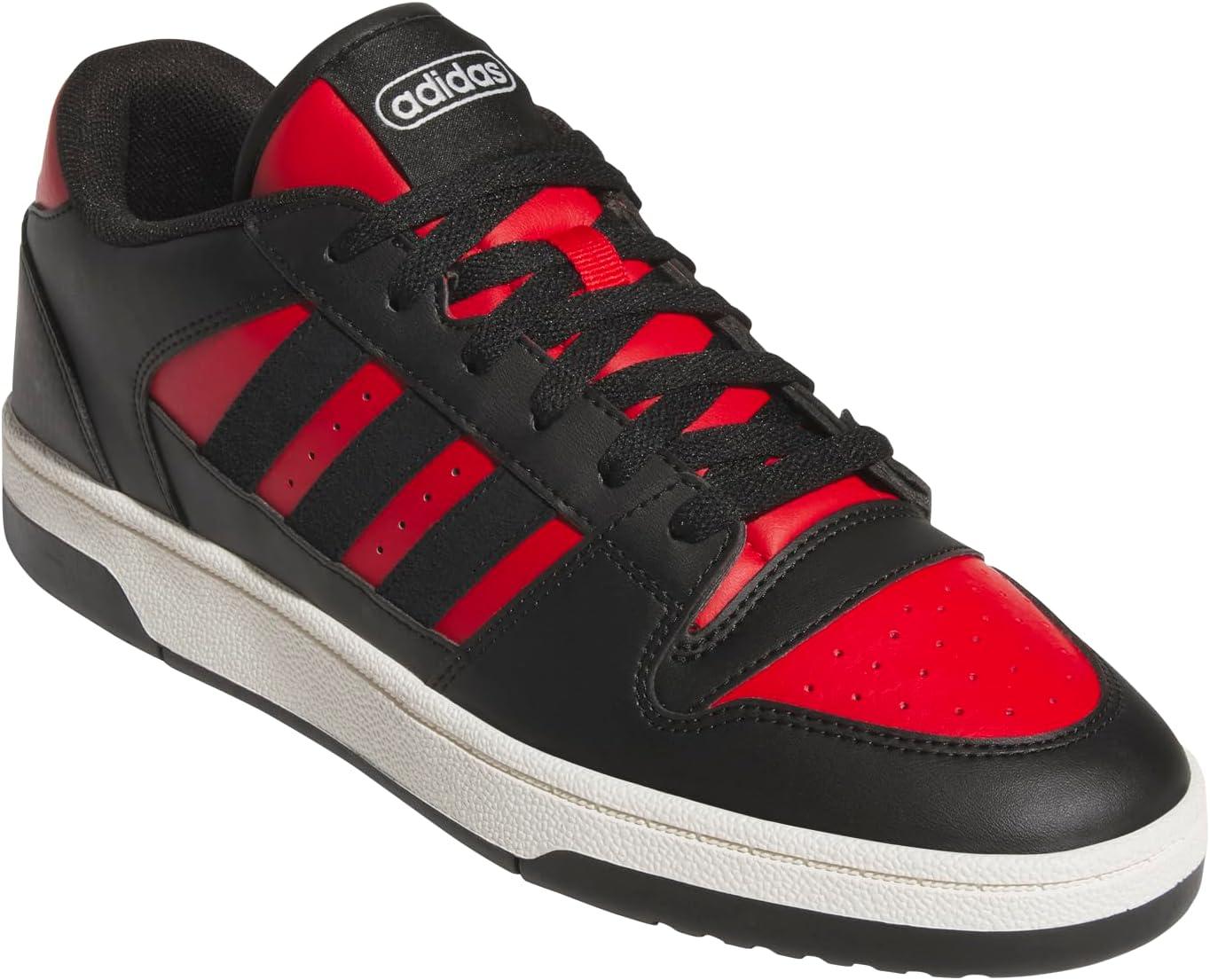 imageadidas Mens Break Start ShoesCollegiate RedBlackWhite
