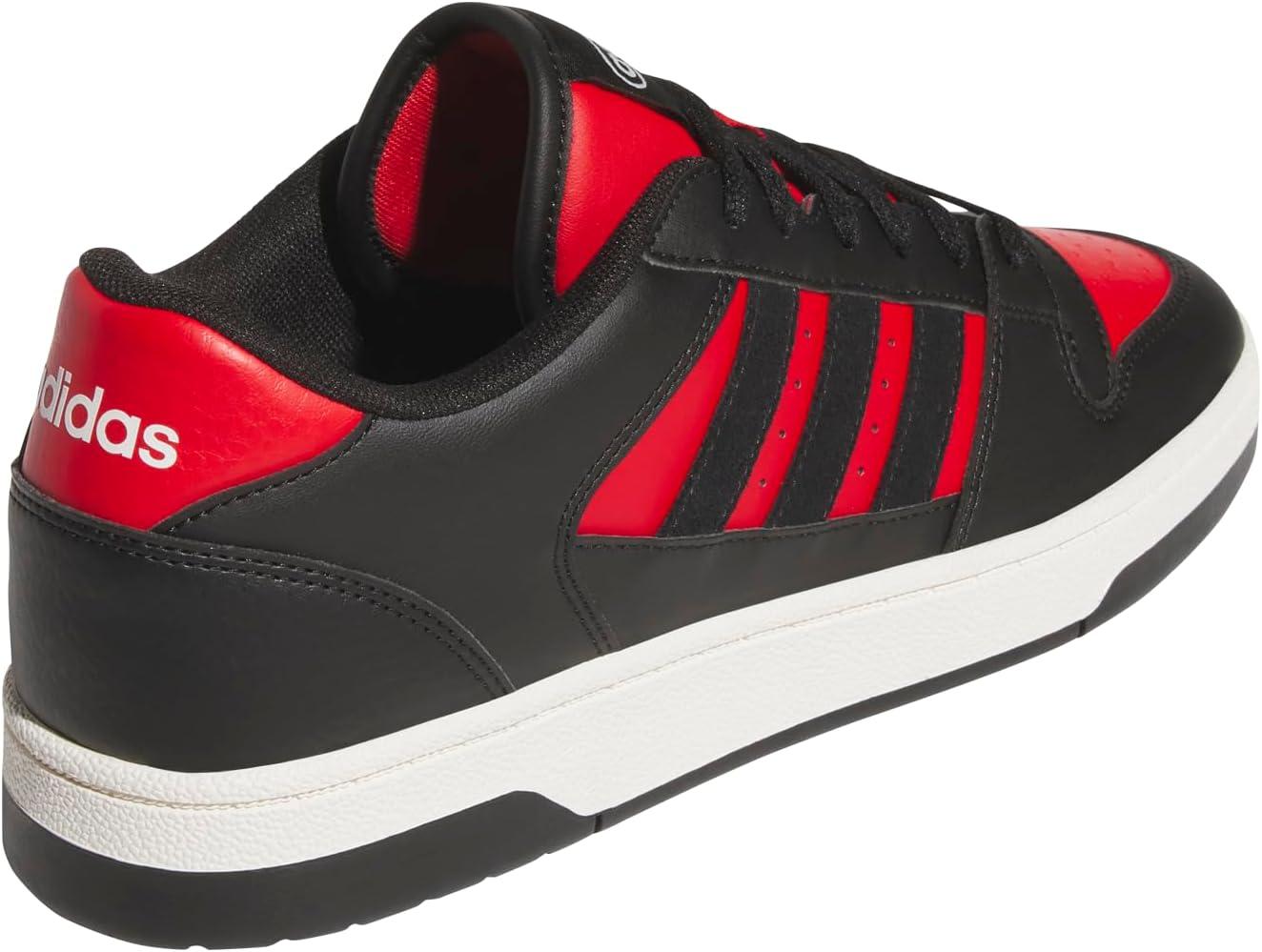 imageadidas Mens Break Start ShoesCollegiate RedBlackWhite