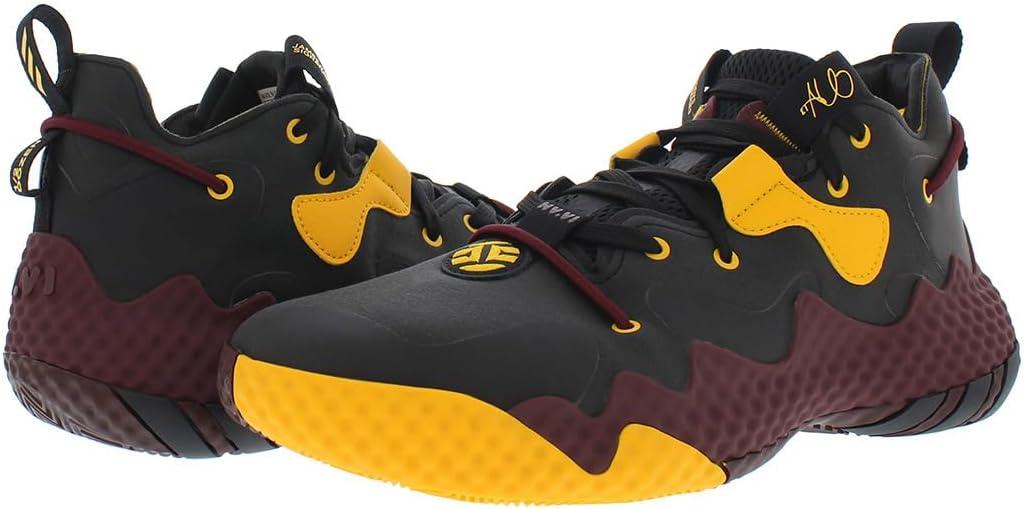 imageadidas Mens Harden Vol 6 ShoesBlackBurgundyYellow