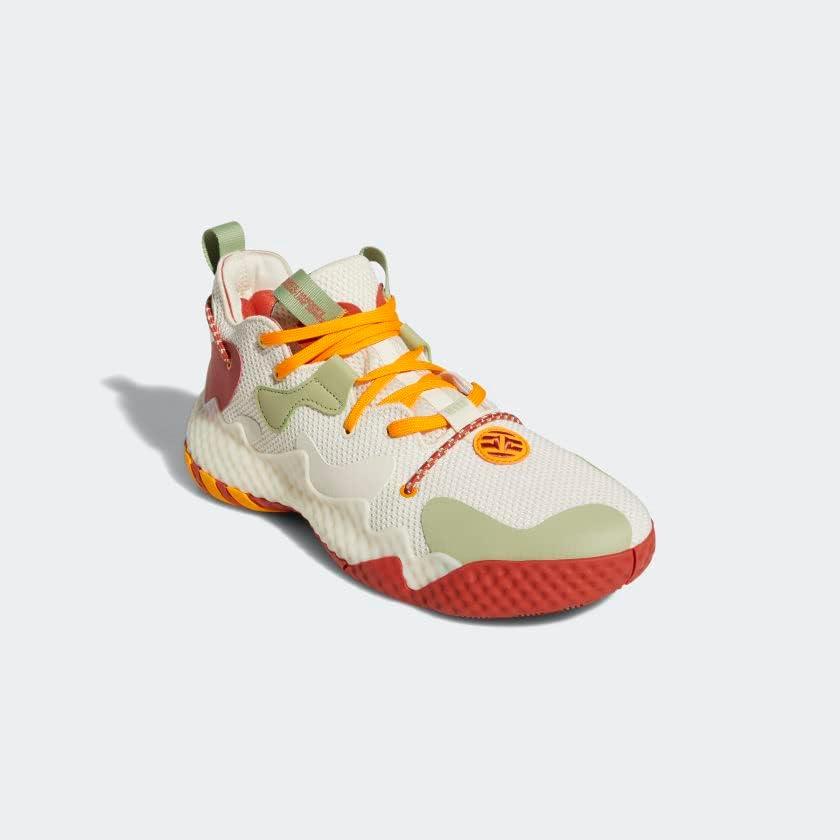 imageadidas Mens Harden Vol 6 ShoesWonder WhiteMagic LimeAltered Ambe