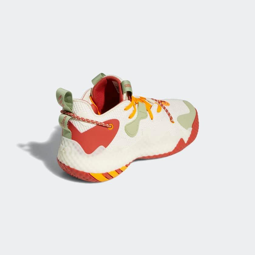 imageadidas Mens Harden Vol 6 ShoesWonder WhiteMagic LimeAltered Ambe