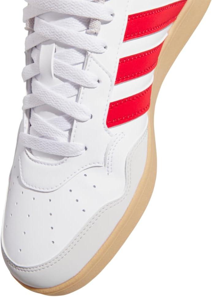 imageadidas Mens Hoops 40 Basketball ShoesWhiteBetter ScarletGum