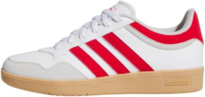 imageadidas Mens Hoops 40 Basketball ShoesWhiteBetter ScarletGum