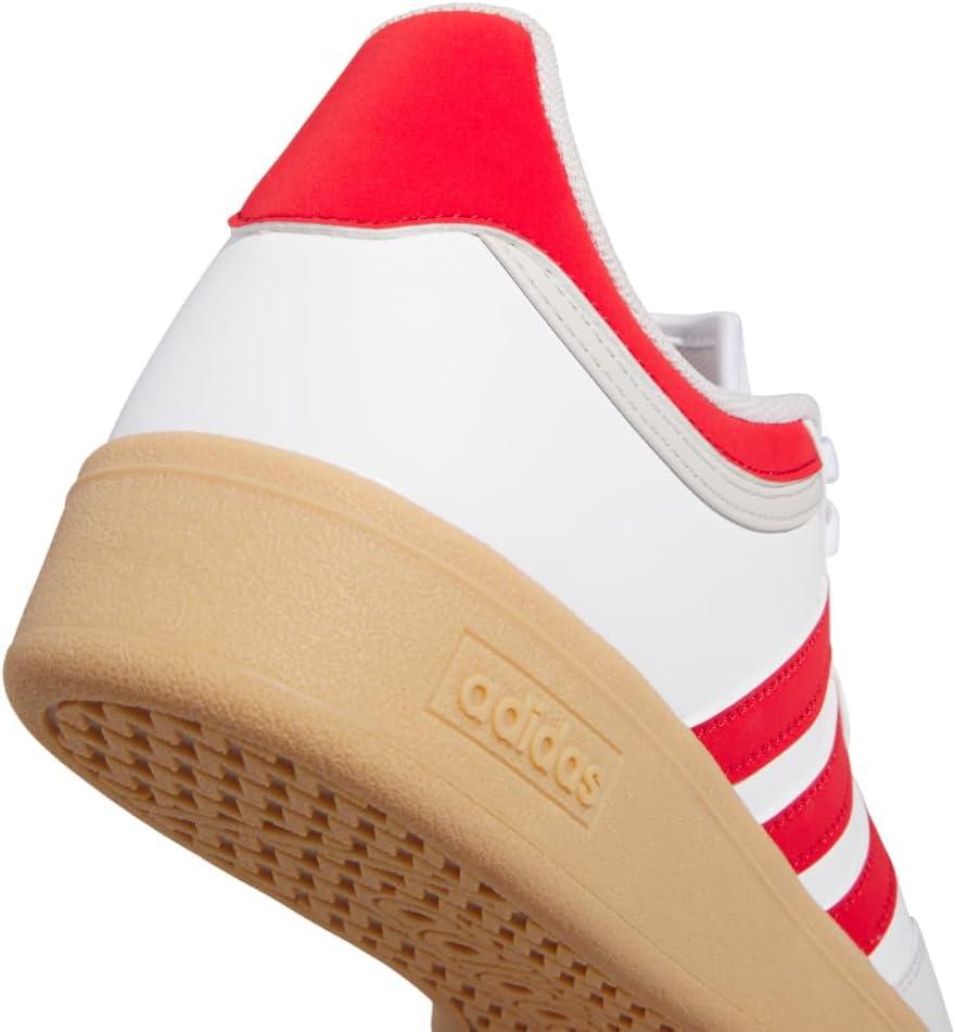 imageadidas Mens Hoops 40 Basketball ShoesWhiteBetter ScarletGum