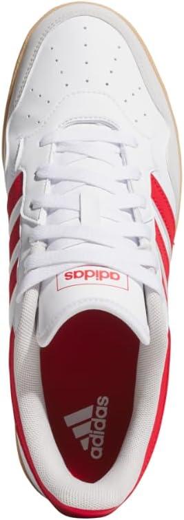 imageadidas Mens Hoops 40 Basketball ShoesWhiteBetter ScarletGum