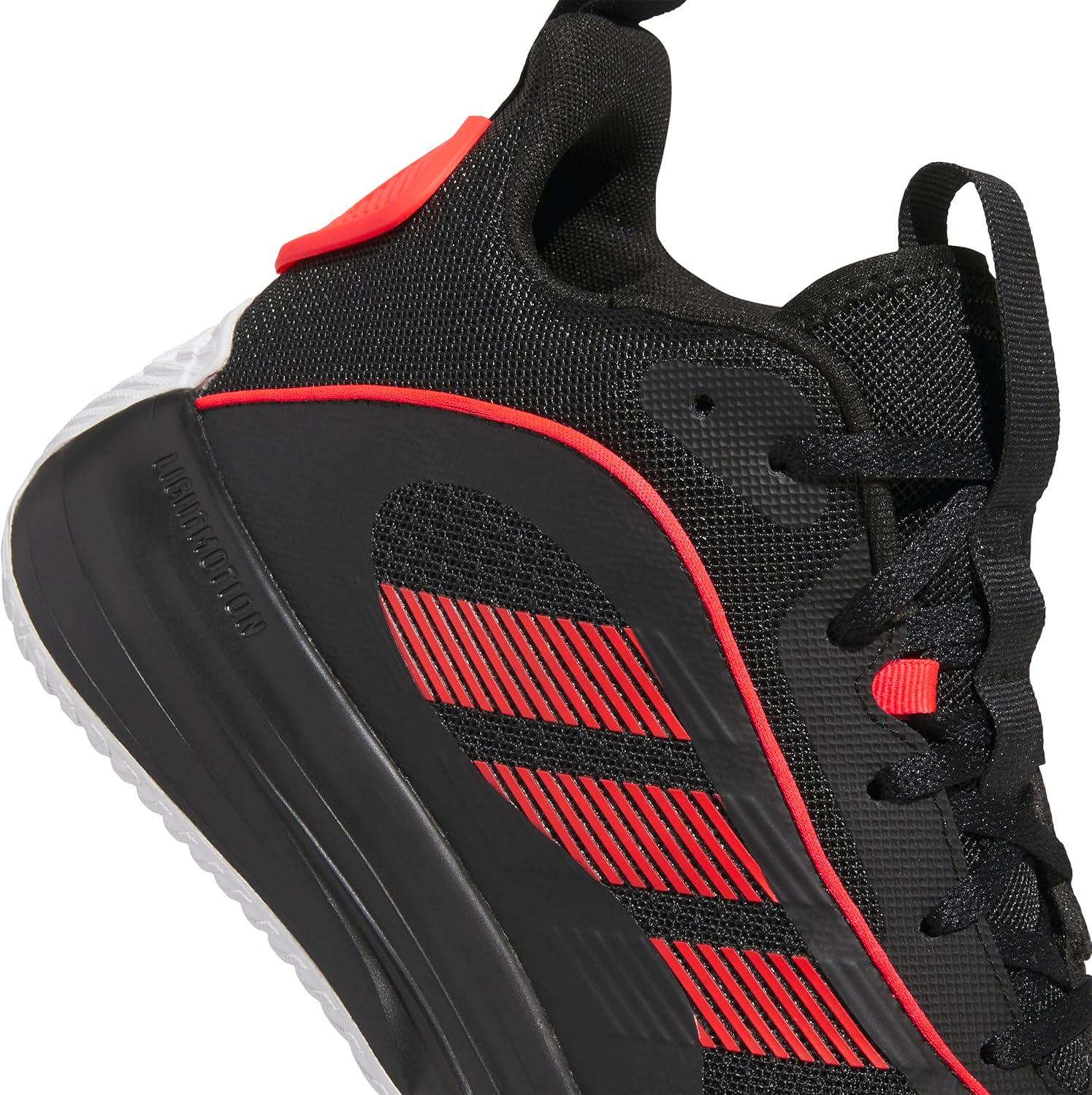 imageadidas Mens Own The Game 30 Mid Top BasketballBlackLucid RedWhite