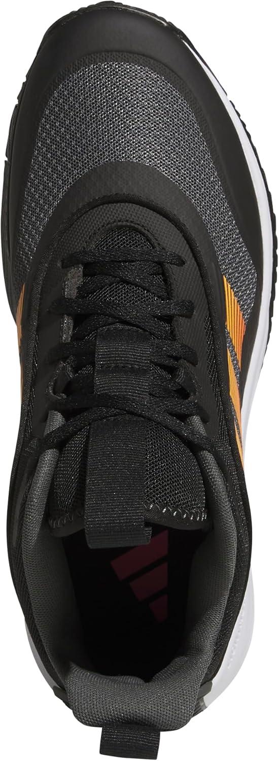 imageadidas Mens Own The Game 30 Mid Top BasketballBlackShock PinkSupplier Colour