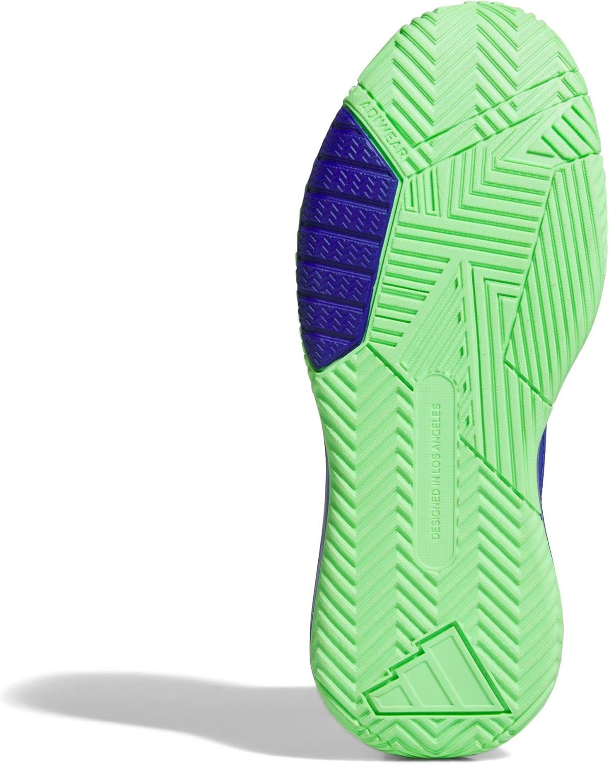 imageadidas Mens Own The Game 30 Mid Top BasketballLucid BlueSilver MetallicLime Burst