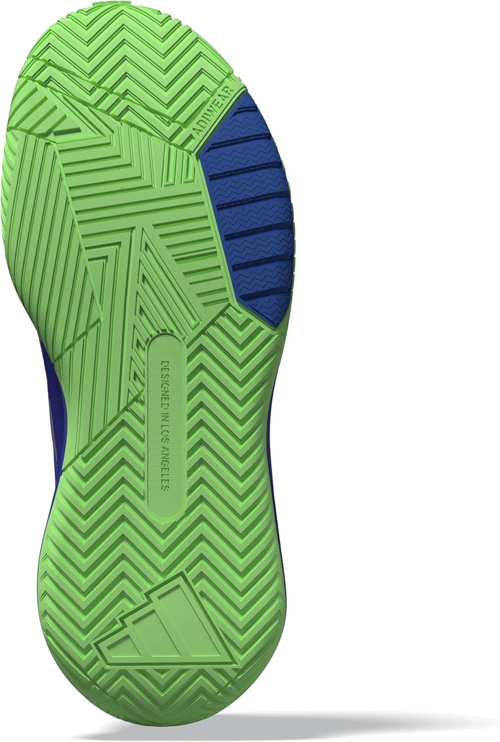 imageadidas Mens Own The Game 30 Mid Top BasketballLucid BlueSilver MetallicLime Burst