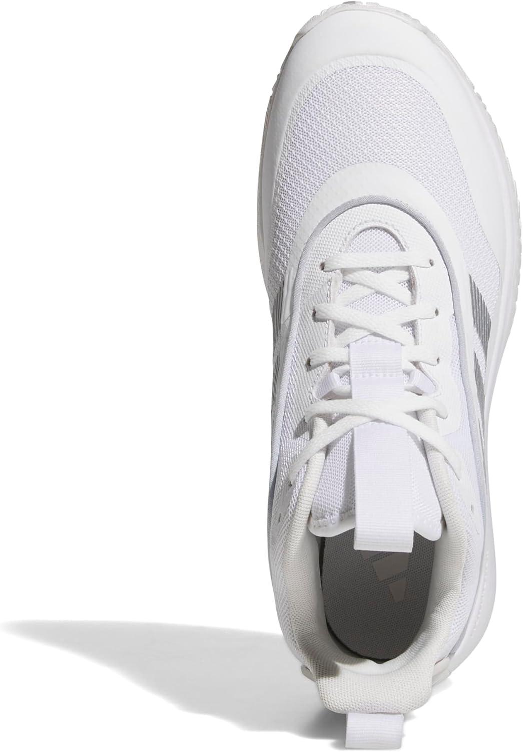 imageadidas Mens Own The Game 30 Mid Top BasketballWhiteSilver MetallicGrey