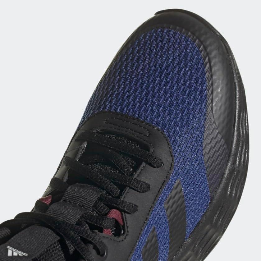 imageadidas Mens Ownthegame Basketball ShoeBlackCarbonVictory Blue