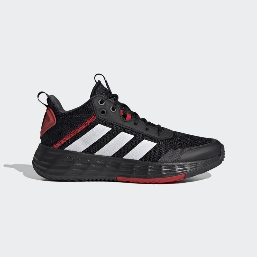 imageadidas Mens Ownthegame Basketball ShoeBlackWhiteCarbon