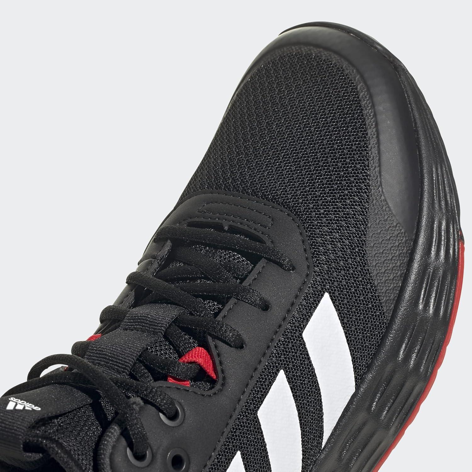 imageadidas Mens Ownthegame Basketball ShoeCore Black Ftwr White Carbon