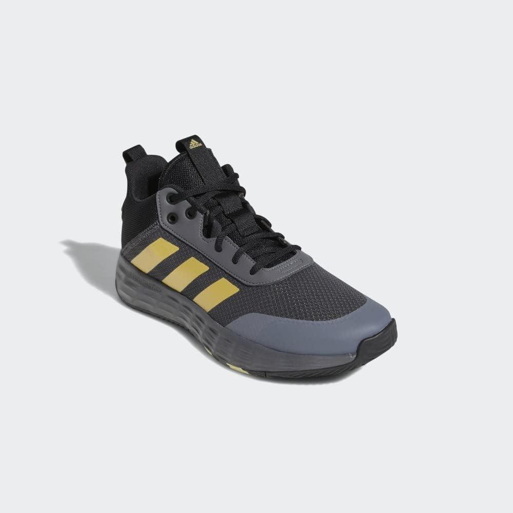 imageadidas Mens Ownthegame Basketball ShoeGrey Five Matte Gold Core Black