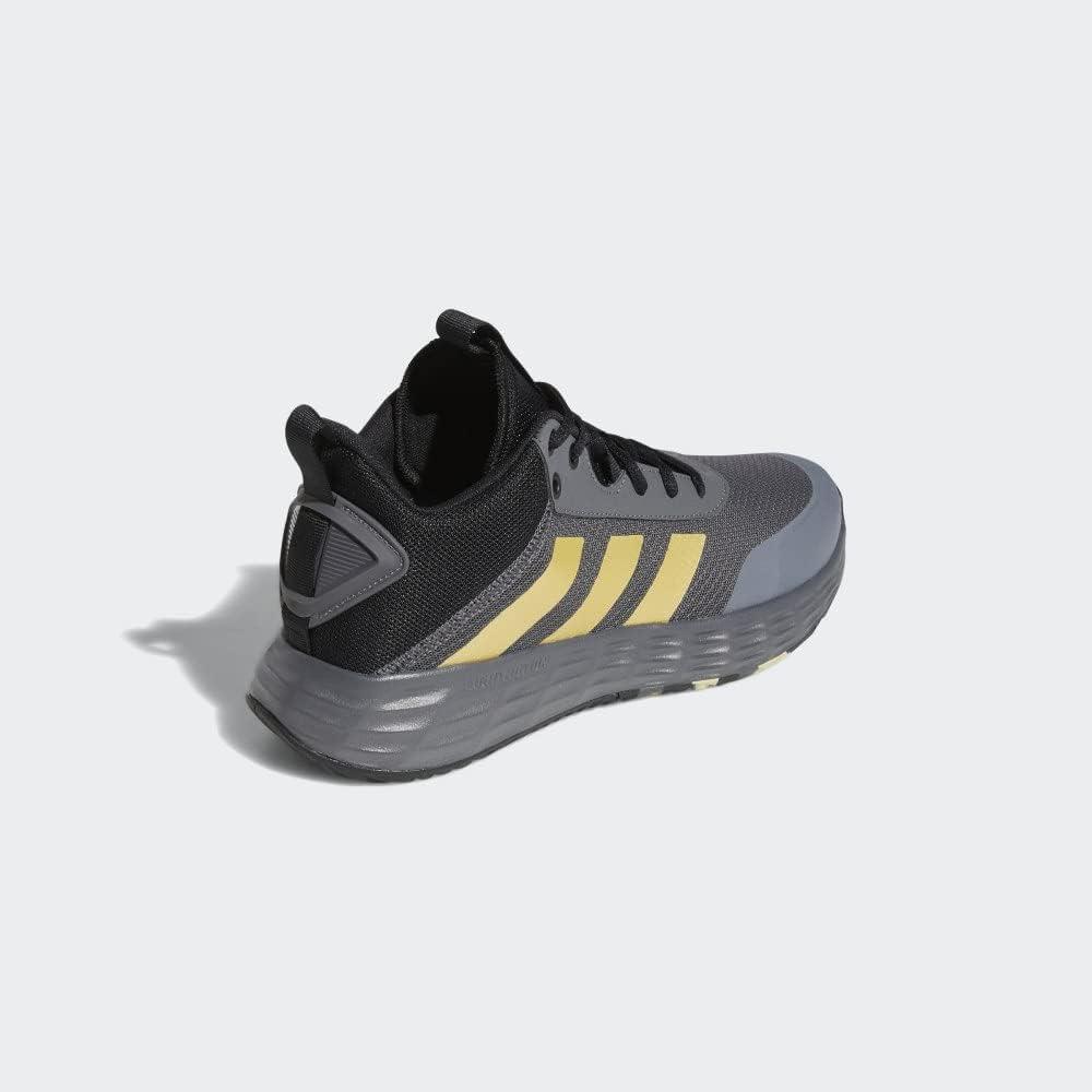 imageadidas Mens Ownthegame Basketball ShoeGrey Five Matte Gold Core Black