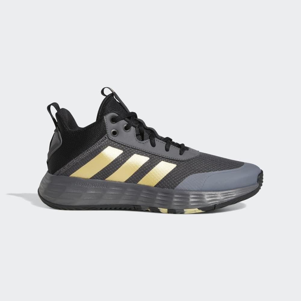 imageadidas Mens Ownthegame Basketball ShoeGrey FiveMatte GoldCore Black