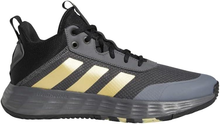 imageadidas Mens Ownthegame Basketball ShoeGrey FiveMatte GoldCore Black