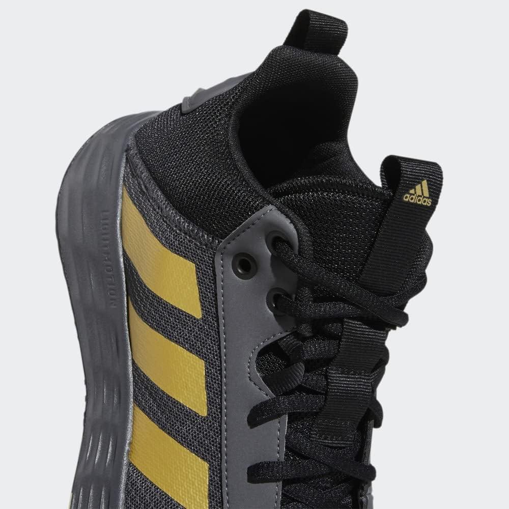 imageadidas Mens Ownthegame Basketball ShoeGrey FiveMatte GoldCore Black