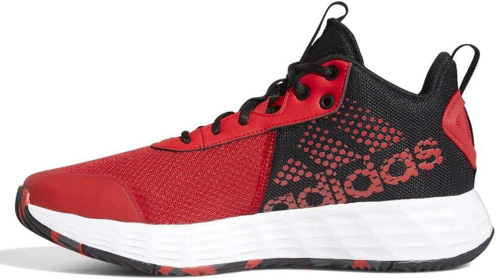 imageadidas Mens Ownthegame Basketball ShoeVivid RedWhiteCore Black