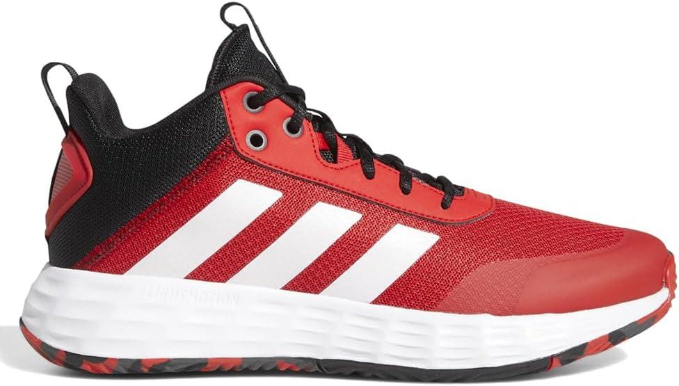 imageadidas Mens Ownthegame Basketball ShoeVivid RedWhiteCore Black