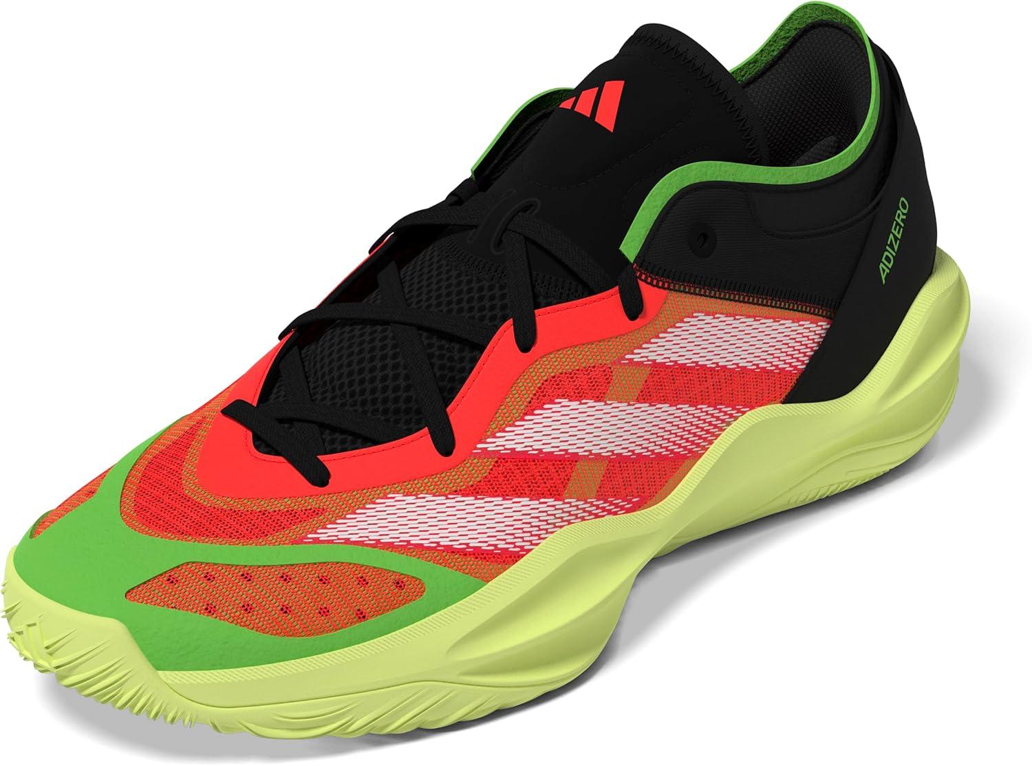 imageadidas Originals UnisexAdult Adizero Select 20 SneakerSolar RedBlackLucid Lime