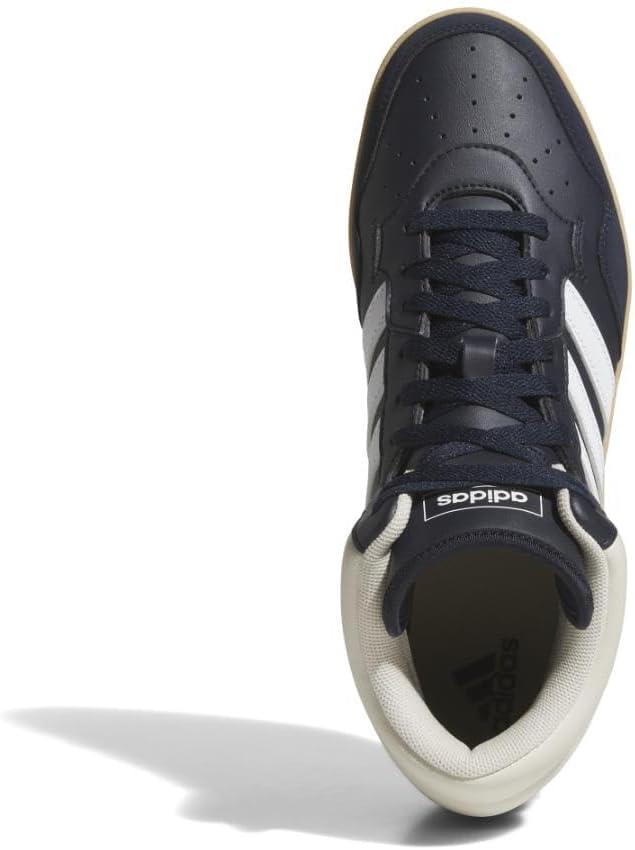 imageadidas Unisex Adult Hoops 40 Mid Top Basketball ShoesInkWhiteGum