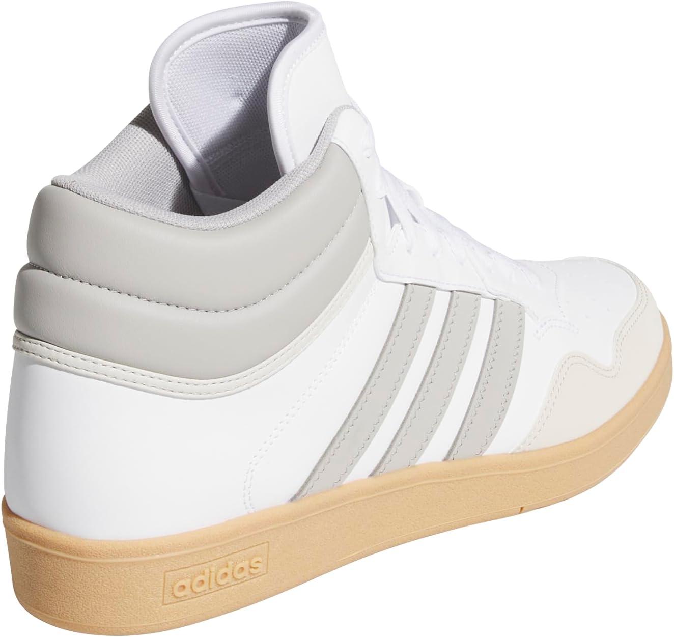 imageadidas Unisex Adult Hoops 40 Mid Top Basketball ShoesWhiteGreyGum