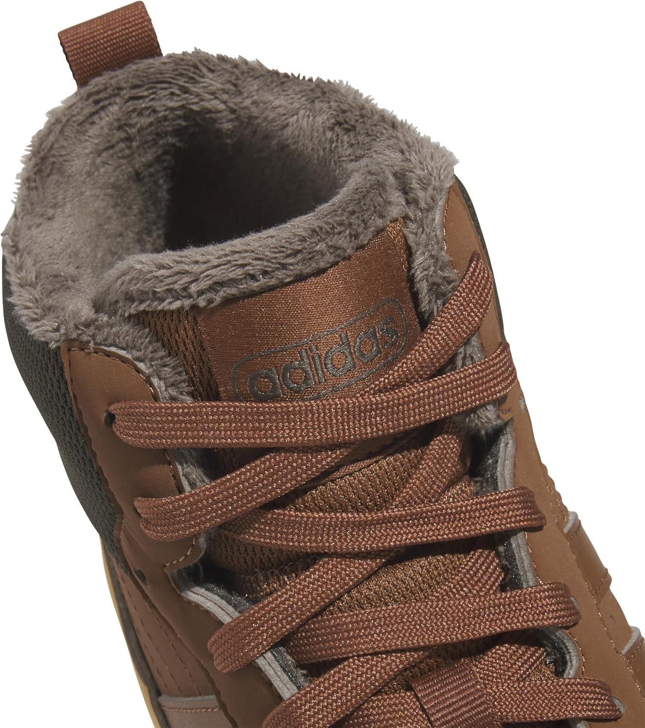 imageadidas UnisexAdult Break Start Mid Top Winterized SneakerPreloved BrownShadow OliveGum