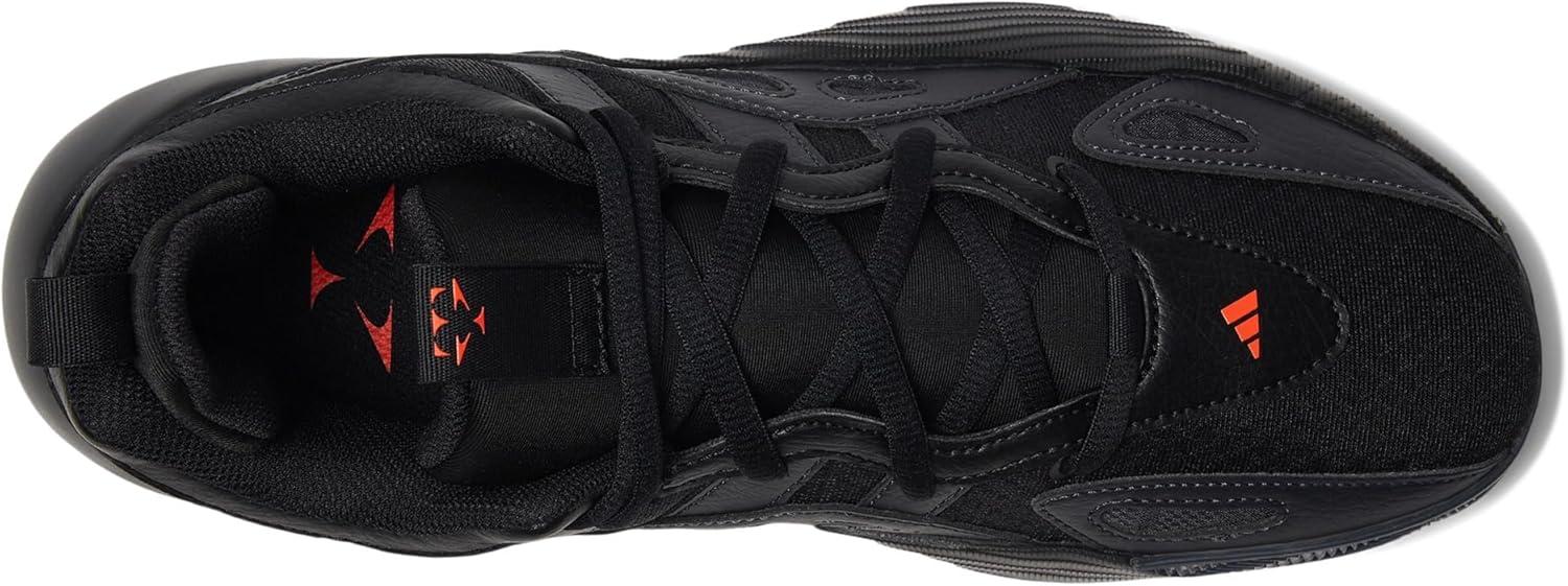 imageadidas UnisexAdult Trae Unlimited 2 Basketball SneakerBlackCarbonSolar Red